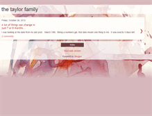 Tablet Screenshot of littletaylorfamily.blogspot.com