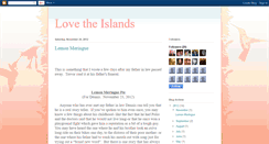 Desktop Screenshot of lovetheislands.blogspot.com