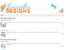 Tablet Screenshot of dragonflydesigns58.blogspot.com