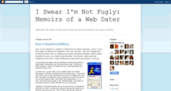 Desktop Screenshot of iswearimnotfugly.blogspot.com