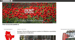 Desktop Screenshot of frontdegauchequimper.blogspot.com