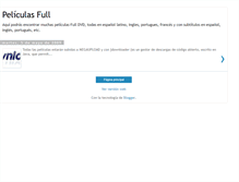 Tablet Screenshot of peli-full-dvd.blogspot.com