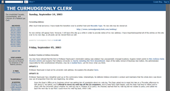 Desktop Screenshot of curmudgeonlyclerk.blogspot.com