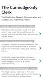 Mobile Screenshot of curmudgeonlyclerk.blogspot.com