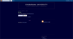 Desktop Screenshot of chubaramauniversity.blogspot.com