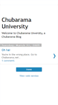 Mobile Screenshot of chubaramauniversity.blogspot.com