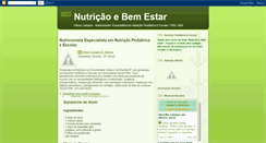 Desktop Screenshot of elienenutricao.blogspot.com