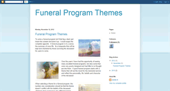 Desktop Screenshot of funeralprogramthemes.blogspot.com