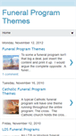 Mobile Screenshot of funeralprogramthemes.blogspot.com
