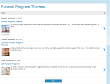Tablet Screenshot of funeralprogramthemes.blogspot.com