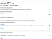 Tablet Screenshot of blendergetinker.blogspot.com