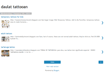 Tablet Screenshot of daulattattoo.blogspot.com