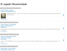 Tablet Screenshot of eljugadorrecomendado.blogspot.com