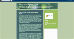 Desktop Screenshot of d-law-civillitigationcheck.blogspot.com