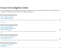 Tablet Screenshot of d-law-civillitigationcheck.blogspot.com