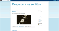 Desktop Screenshot of despertaralosentidos.blogspot.com