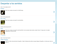 Tablet Screenshot of despertaralosentidos.blogspot.com