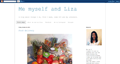 Desktop Screenshot of memyselfandliza.blogspot.com