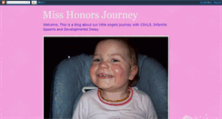 Desktop Screenshot of misshonorsjourney.blogspot.com