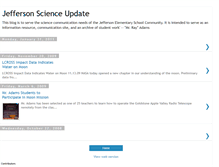 Tablet Screenshot of jeffersonscienceupdate.blogspot.com