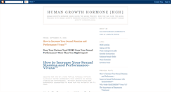 Desktop Screenshot of humangrowthhormonehghblog.blogspot.com
