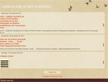 Tablet Screenshot of librasemhortolandia.blogspot.com