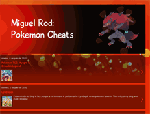 Tablet Screenshot of migueluxpokecheats.blogspot.com