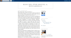 Desktop Screenshot of blogdelptormiguelaricciardelli.blogspot.com