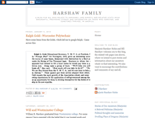 Tablet Screenshot of harshawfamily.blogspot.com