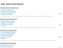 Tablet Screenshot of jell-dres-informatio.blogspot.com