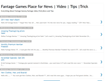 Tablet Screenshot of fantagegames.blogspot.com