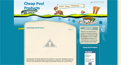 Desktop Screenshot of cheappoolproducts.blogspot.com