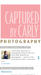 Mobile Screenshot of capturedbycarly.blogspot.com