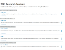 Tablet Screenshot of 20thcenturyliterature.blogspot.com