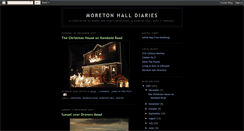 Desktop Screenshot of moretonhalldiaries.blogspot.com