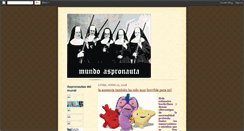 Desktop Screenshot of mundoaspronauta.blogspot.com