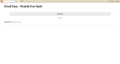 Desktop Screenshot of fredtanchunwai.blogspot.com