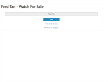 Tablet Screenshot of fredtanchunwai.blogspot.com