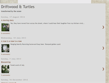 Tablet Screenshot of driftwoodturtles.blogspot.com