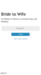 Mobile Screenshot of girltobride.blogspot.com