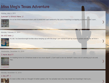Tablet Screenshot of missmegstexasadventure.blogspot.com
