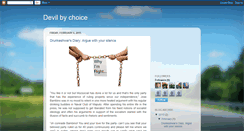 Desktop Screenshot of devilbychoice.blogspot.com