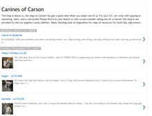 Tablet Screenshot of carsoncanines.blogspot.com