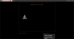 Desktop Screenshot of marv-in-life.blogspot.com