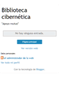 Mobile Screenshot of bibliotecaciberneticaapoyomutuo.blogspot.com