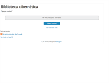 Tablet Screenshot of bibliotecaciberneticaapoyomutuo.blogspot.com