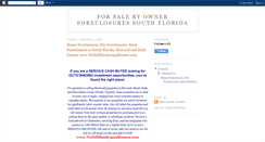 Desktop Screenshot of forsalebyownerforeclosuresouthflorida.blogspot.com
