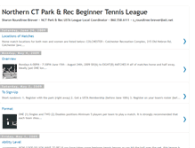 Tablet Screenshot of nctparktennis.blogspot.com