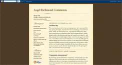 Desktop Screenshot of angelrichmondcomments.blogspot.com
