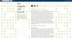 Desktop Screenshot of losangelesjobsearch.blogspot.com